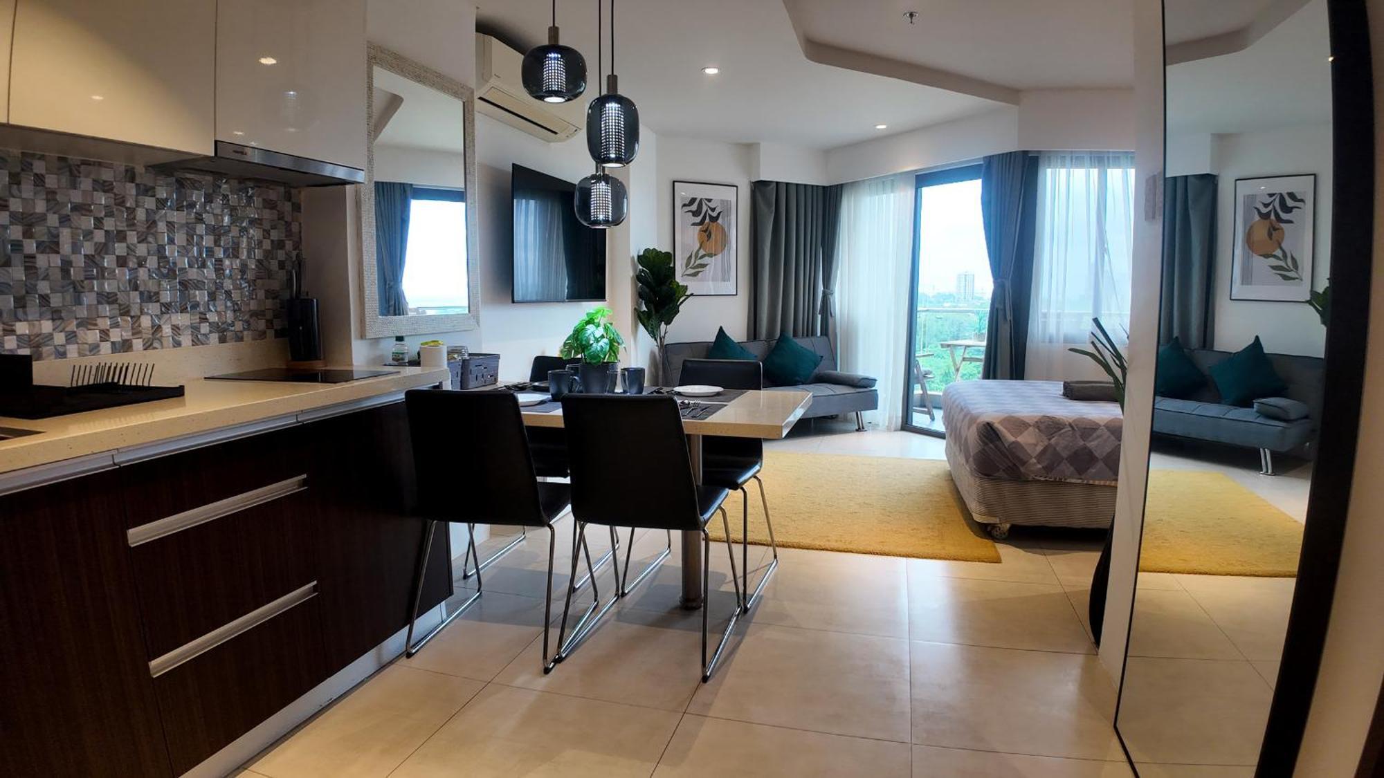 Dominiks Stylish Resort Gem Ocean View Pool Queen Bed At Tambuli 8 Floor Fast Wifi Lapu-Lapu City Eksteriør bilde